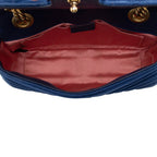 Gucci Matelasse Velvet GG Marmont Small Flap Bag