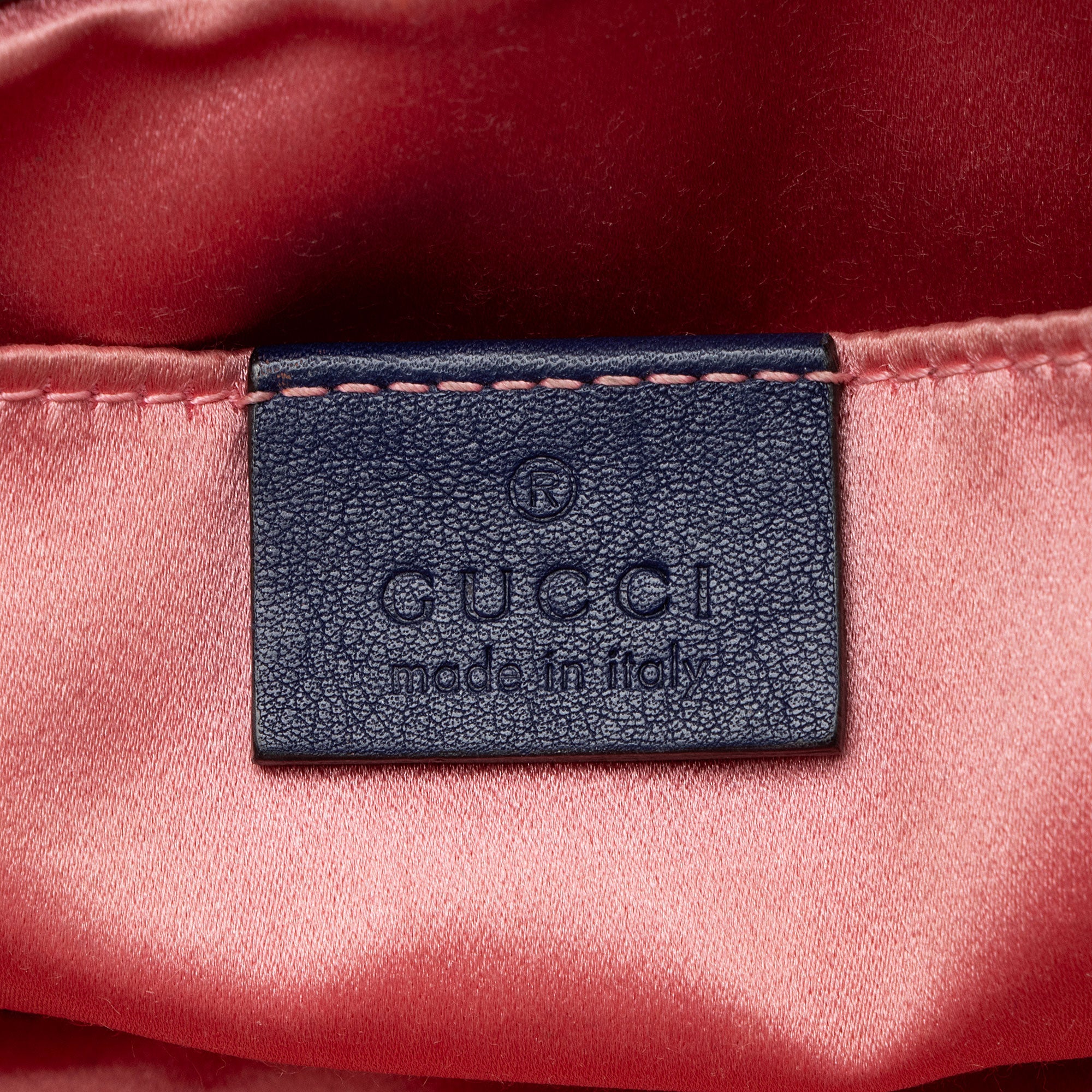 Gucci Matelasse Velvet GG Marmont Small Flap Bag