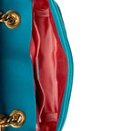 Gucci Matelasse Velvet GG Marmont Small Flap Bag