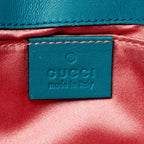 Gucci Matelasse Velvet GG Marmont Small Flap Bag