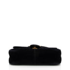 Gucci Matelasse Velvet GG Marmont Small Flap Shoulder Bag (SHF-cGU4RL)
