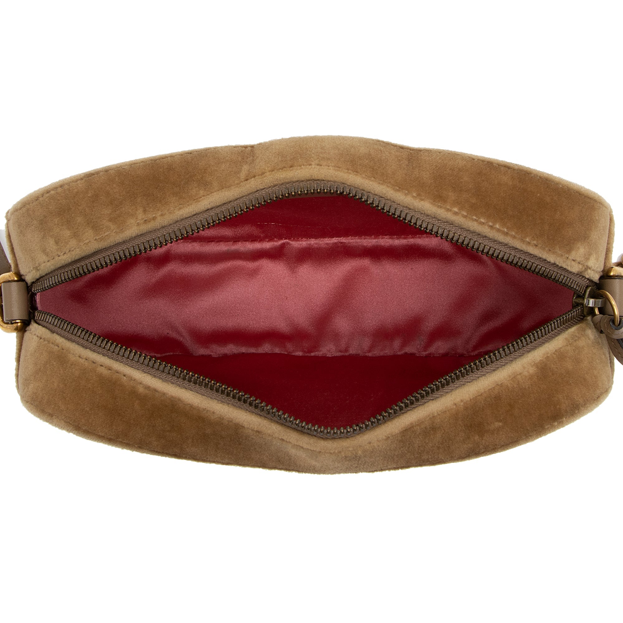 Gucci Matelasse Velvet GG Marmont Small Shoulder Bag (SHF-5JLMQ6)