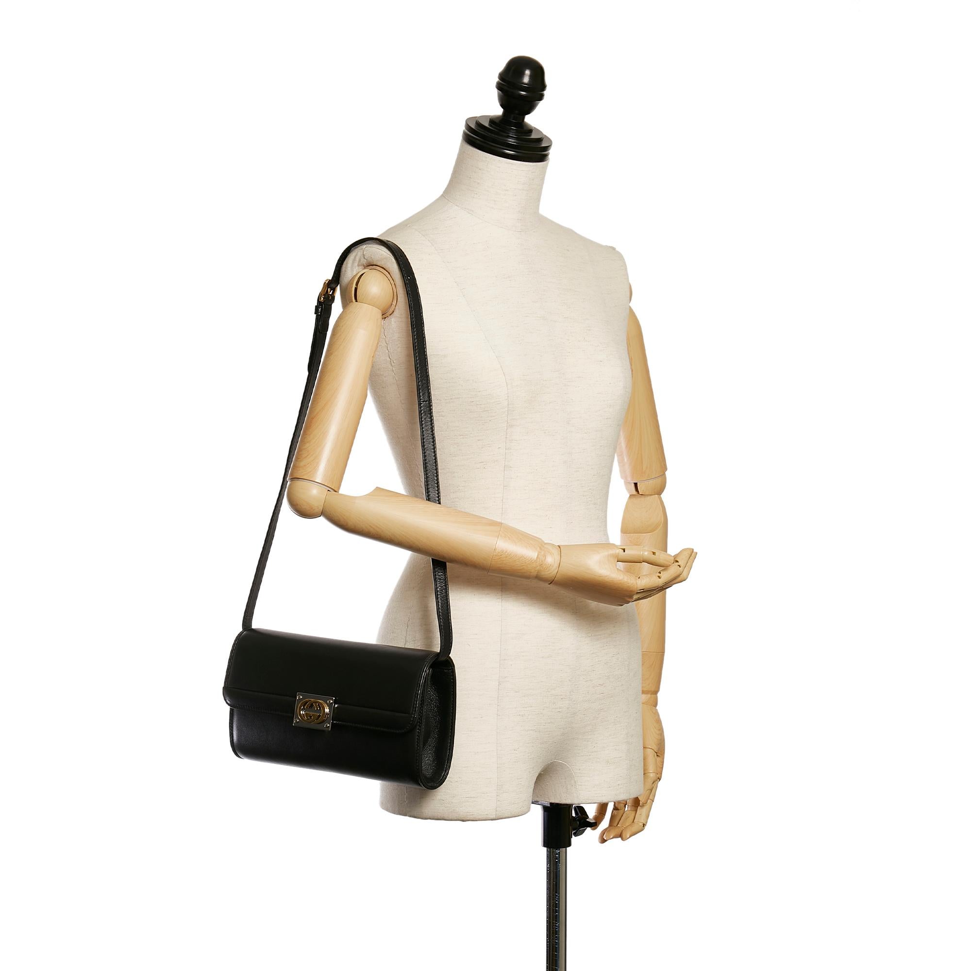 Gucci Matisse Interlocking G Leather Shoulder Bag (SHG-31314)