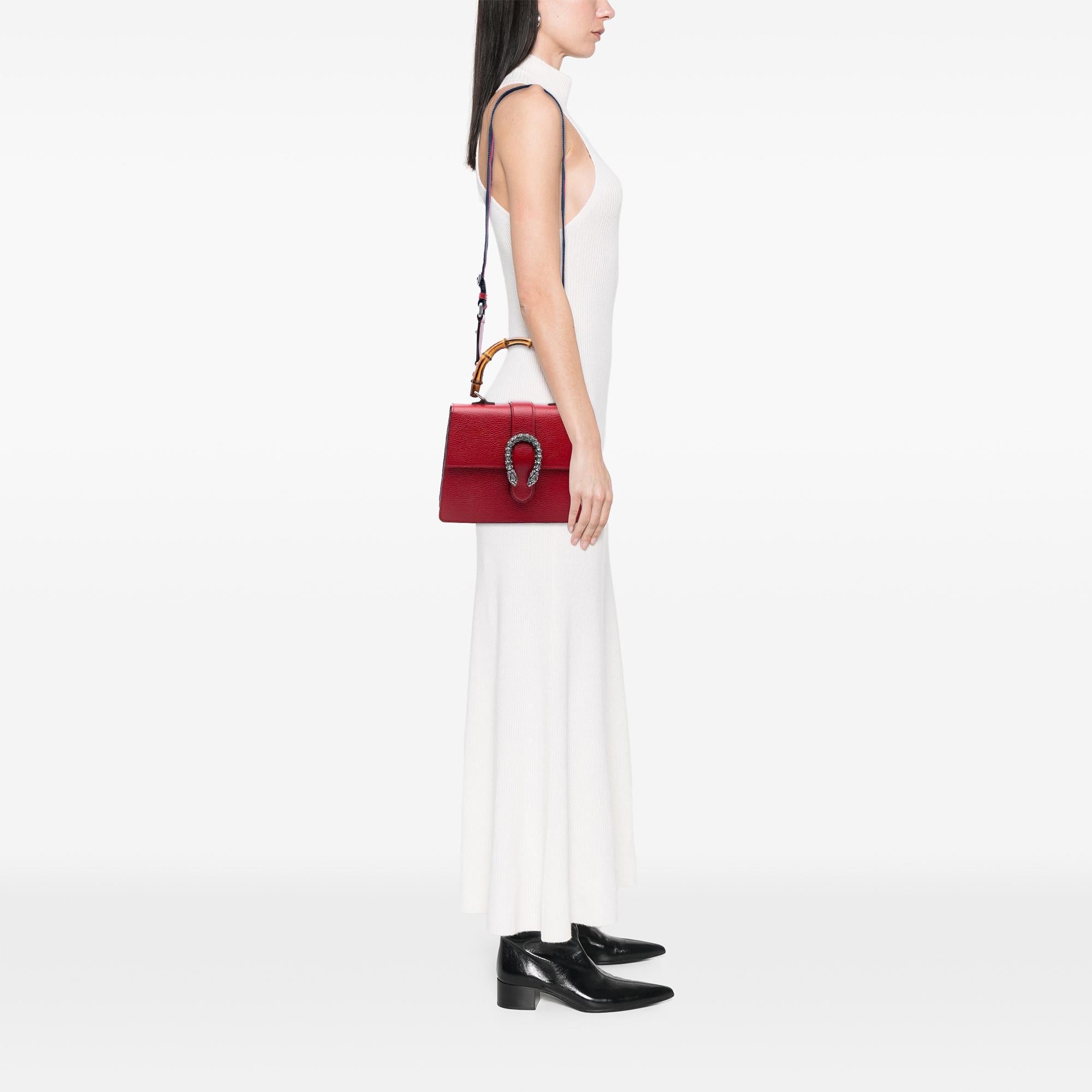 Gucci Medium Bamboo Dionysus Web Satchel
