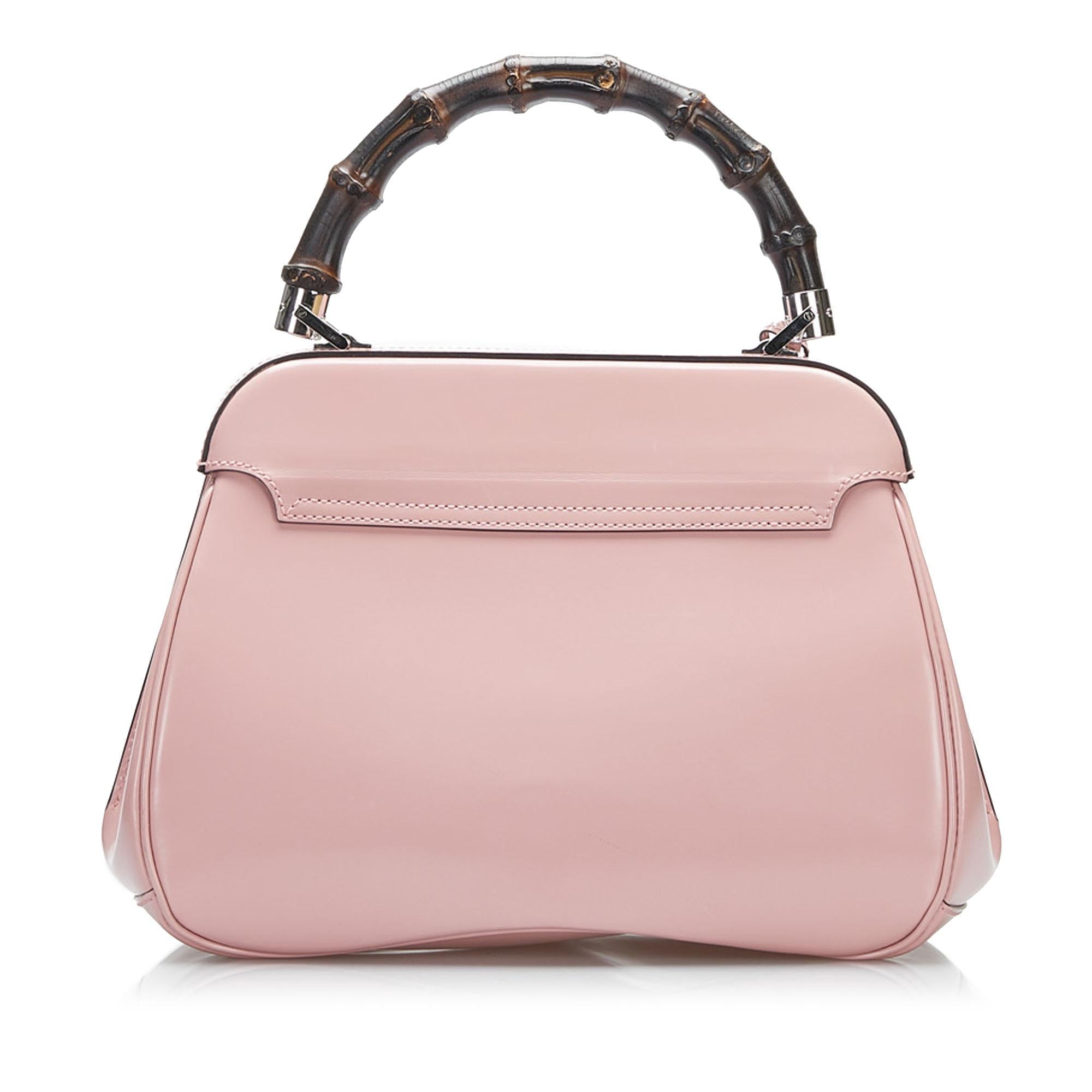 Gucci Medium Bamboo Lady Lock Handbag (SHG-KAXvEp)