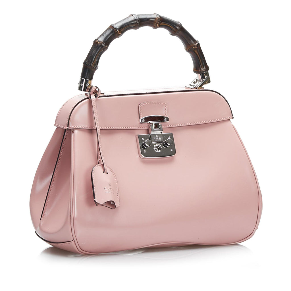 Gucci Medium Bamboo Lady Lock Handbag (SHG-KAXvEp)
