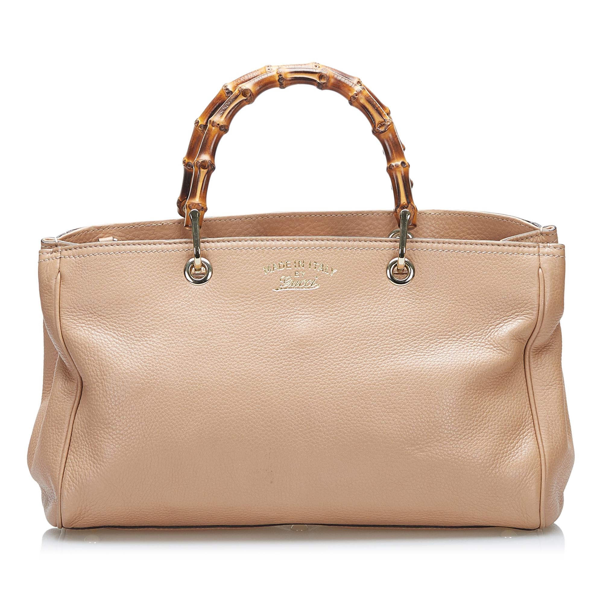 Gucci Medium Bamboo Shopper (SHG-cWa0pj)