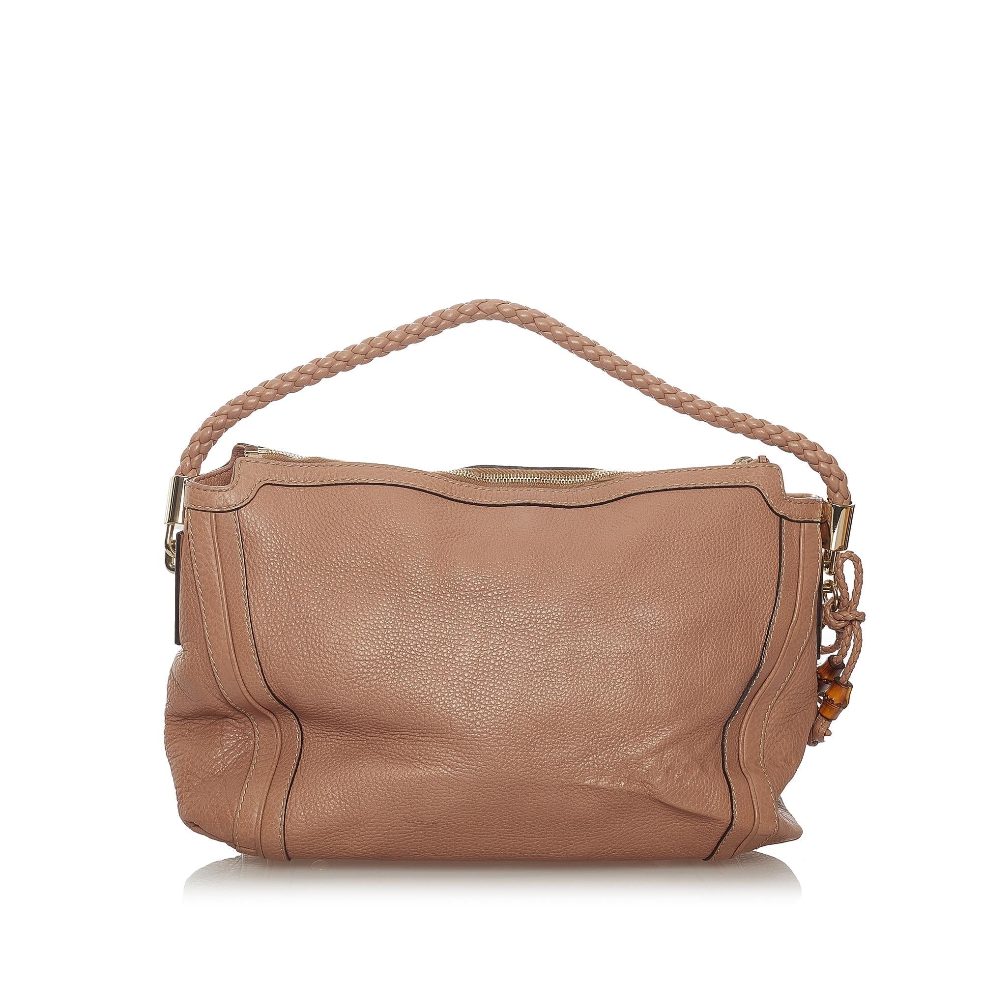 Gucci Medium Bella Leather Hobo (SHG-OWN4vl)