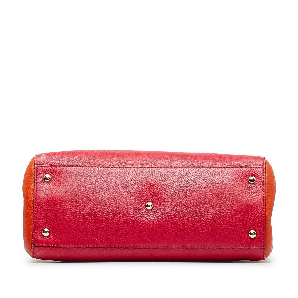 Gucci Medium Bicolor Bamboo Shopper (SHG-bLuzSR)