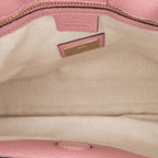 Gucci Medium Bicolor Calfskin Bamboo Shopper Satchel