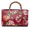 Gucci Medium Blooms Bamboo Shopper (SHG-iYBrtB)
