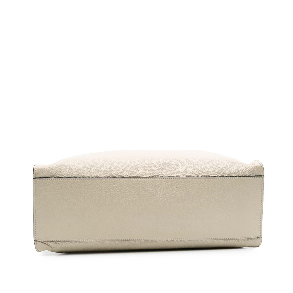 Gucci Medium Calfskin Bamboo Daily Shopper Satchel