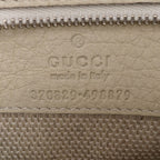 Gucci Medium Calfskin Bamboo Daily Shopper Satchel
