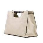Gucci Medium Calfskin Bamboo Daily Shopper Satchel