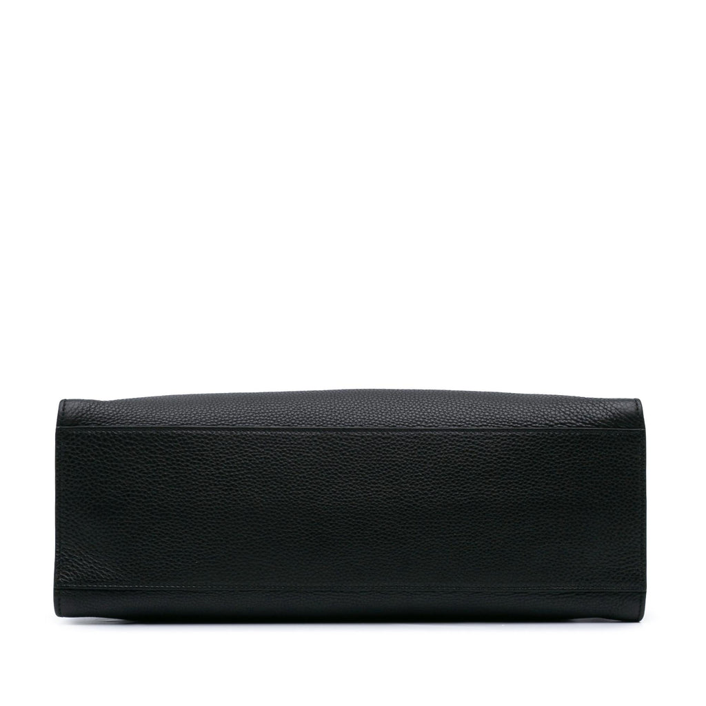 Gucci Medium Calfskin Bamboo Daily Shopper Satchel