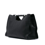 Gucci Medium Calfskin Bamboo Daily Shopper Satchel
