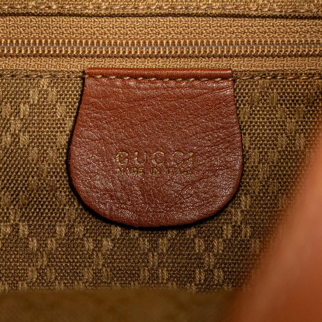 Gucci Medium Calfskin Bamboo Drawstring Backpack