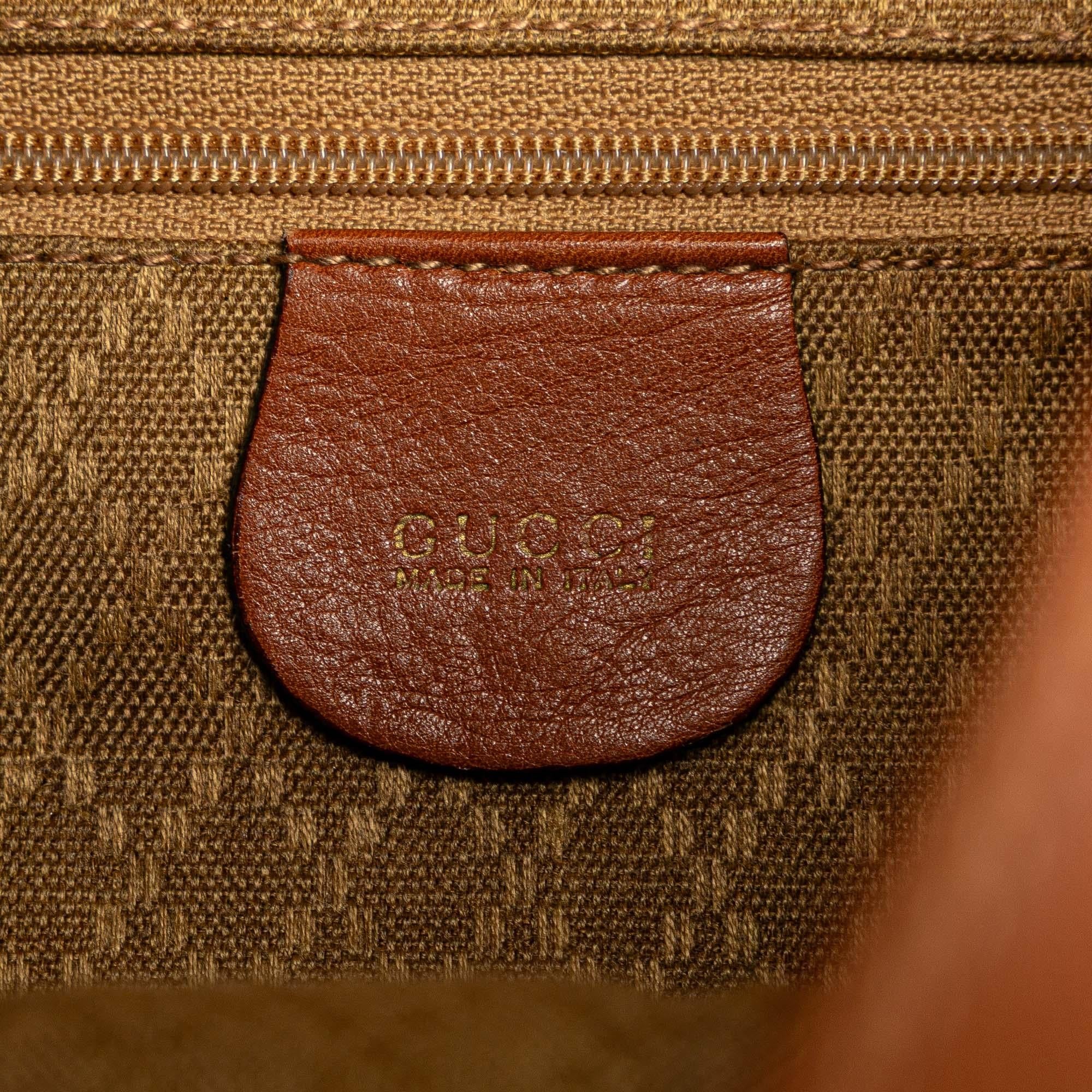 Gucci Medium Calfskin Bamboo Drawstring Backpack
