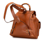 Gucci Medium Calfskin Bamboo Drawstring Backpack