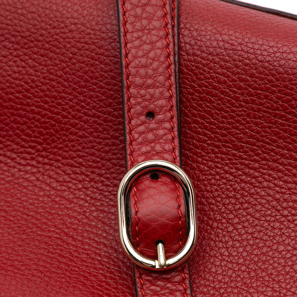 Gucci Medium Calfskin Bamboo Shopper Satchel