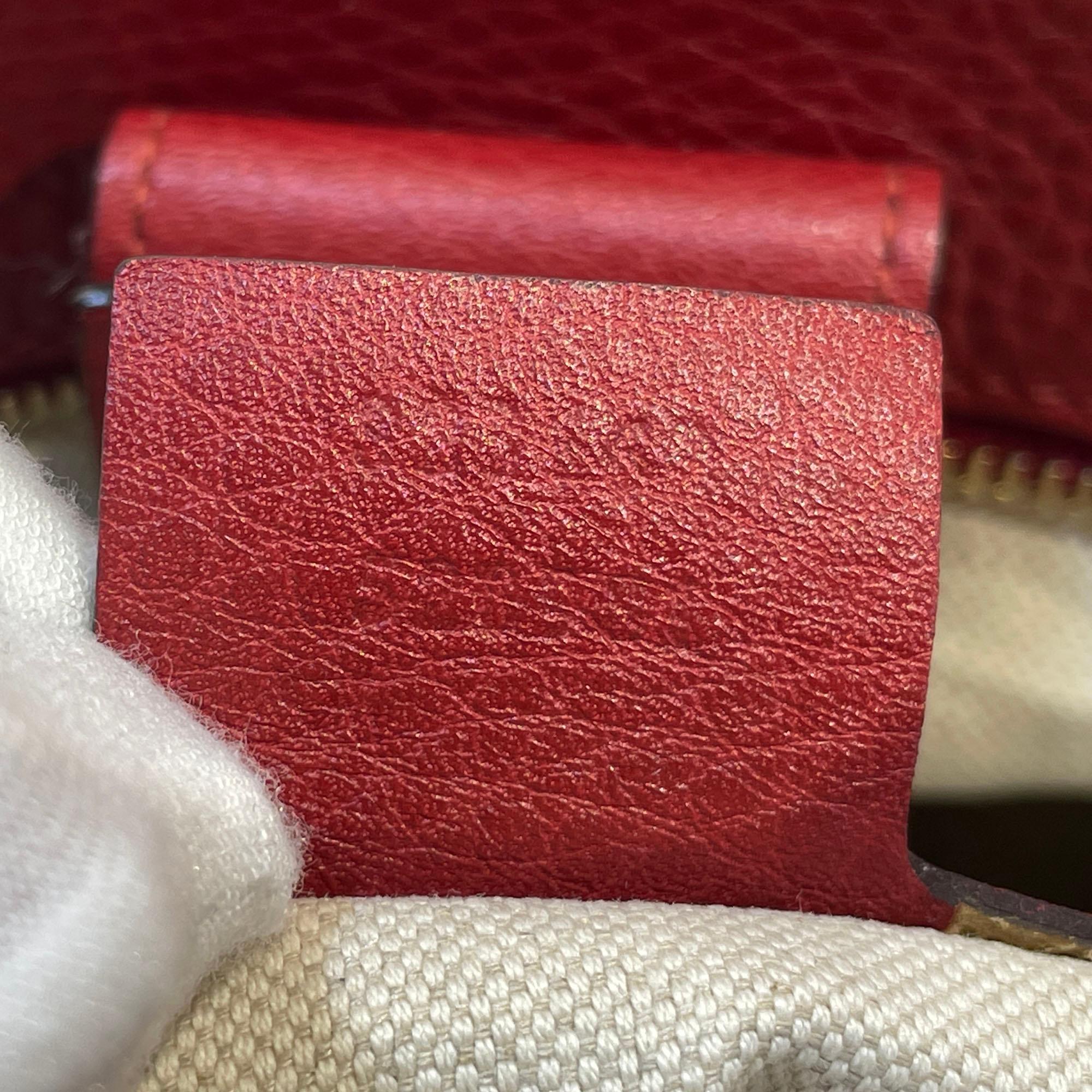 Gucci Medium Calfskin Bamboo Shopper Satchel