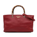 Gucci Medium Calfskin Bamboo Shopper Satchel