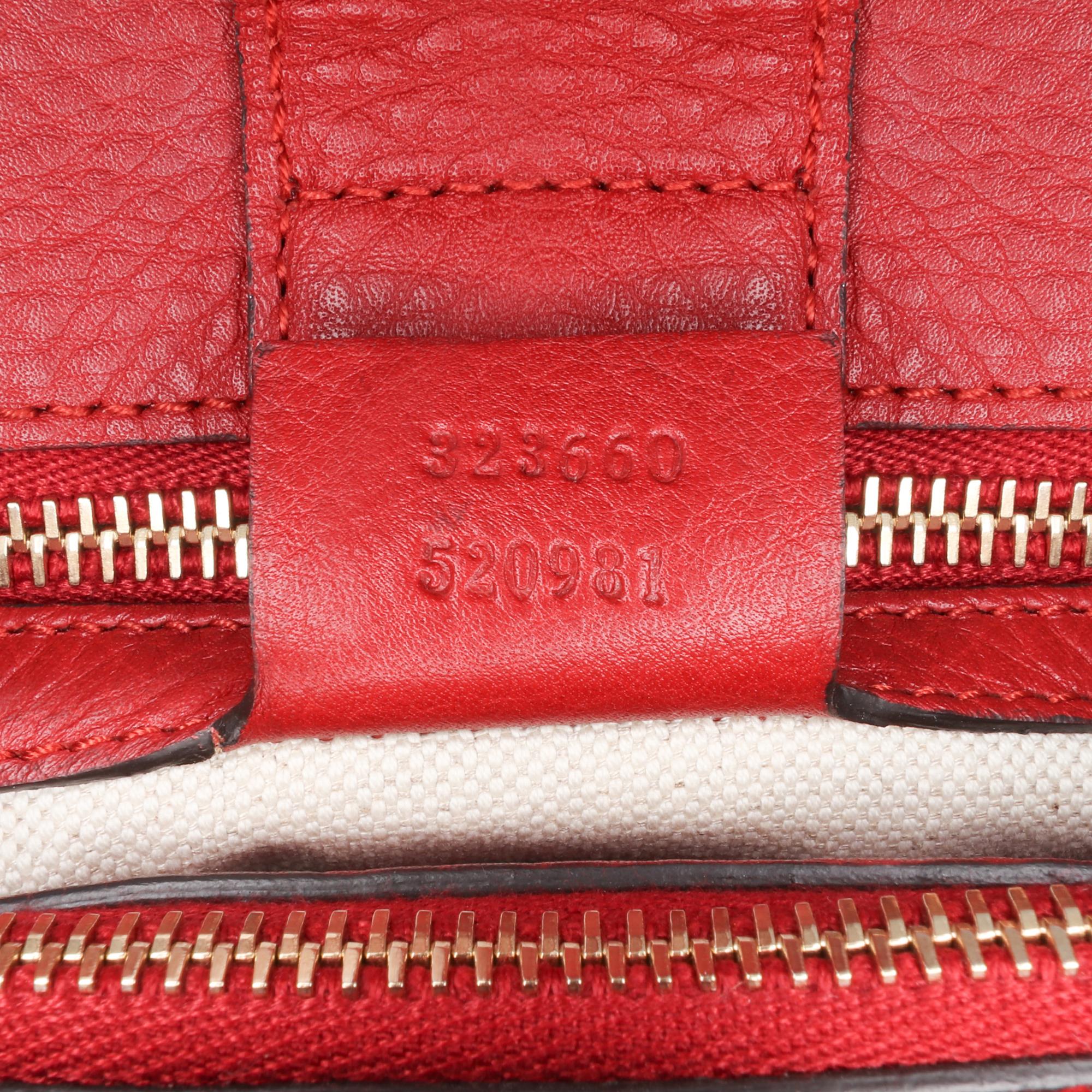 Gucci Medium Calfskin Bamboo Shopper Satchel