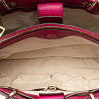 Gucci Medium Calfskin Bamboo Shopper Satchel