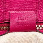 Gucci Medium Calfskin Bamboo Shopper Satchel