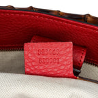 Gucci Medium Calfskin Bamboo Shopper Satchel