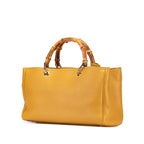 Gucci Medium Calfskin Bamboo Shopper Satchel