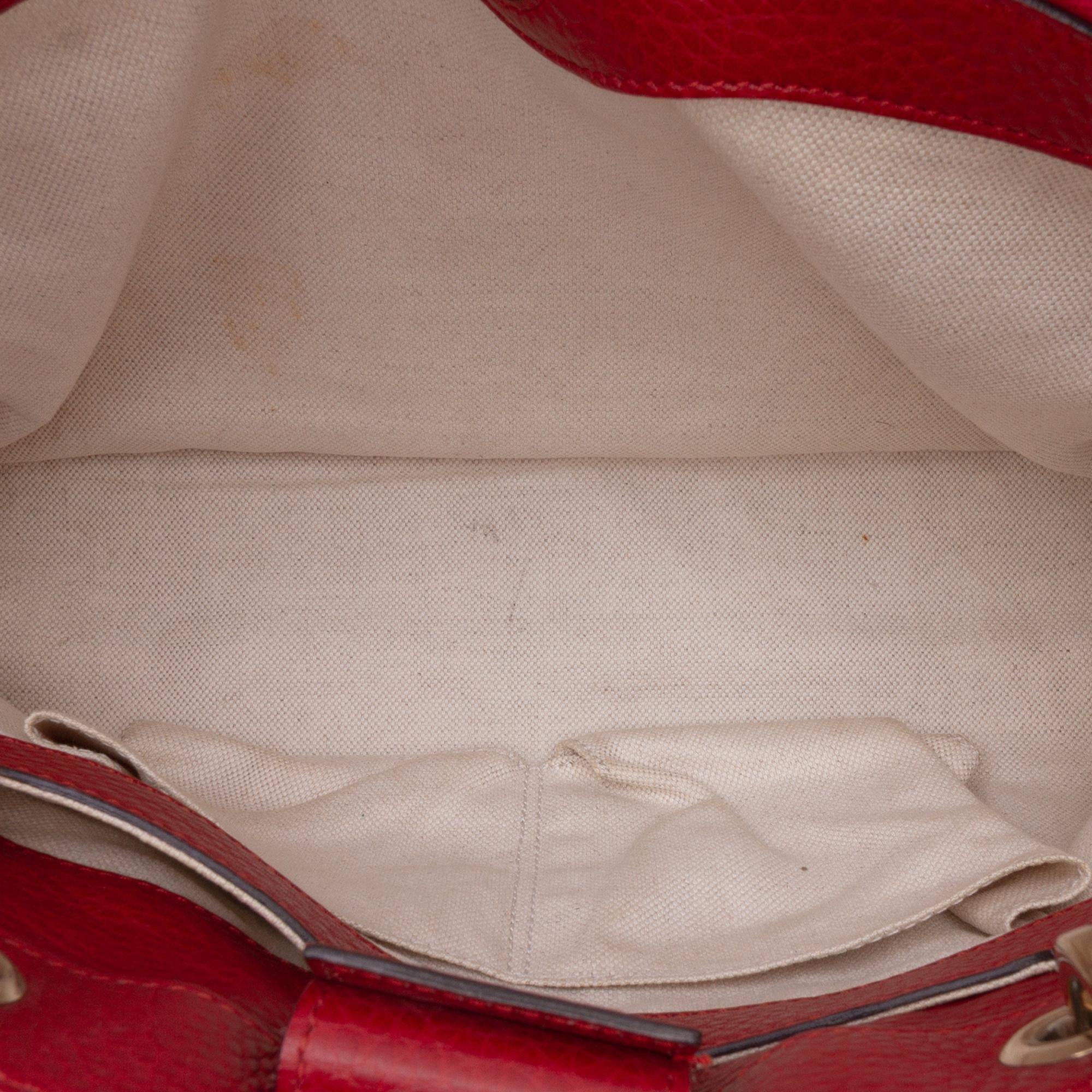 Gucci Medium Calfskin Bamboo Shopper Satchel
