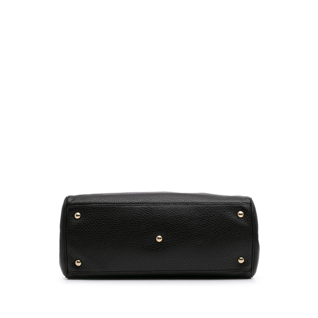 Gucci Medium Calfskin Bamboo Shopper Satchel