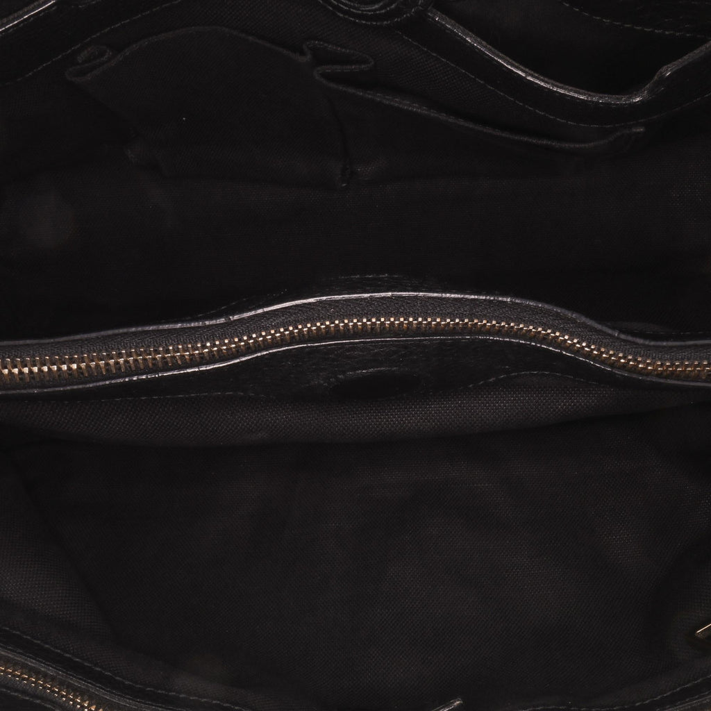 Gucci Medium Calfskin Bamboo Shopper Satchel