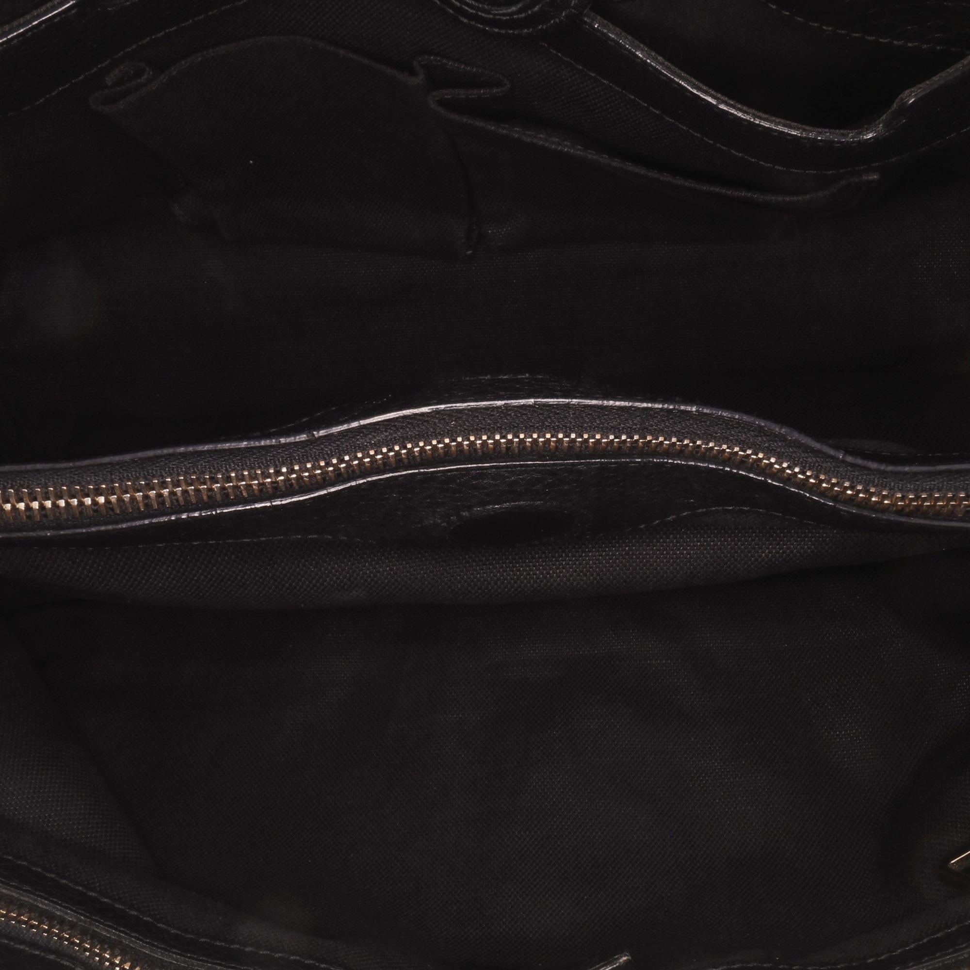 Gucci Medium Calfskin Bamboo Shopper Satchel