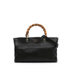 Gucci Medium Calfskin Bamboo Shopper Satchel