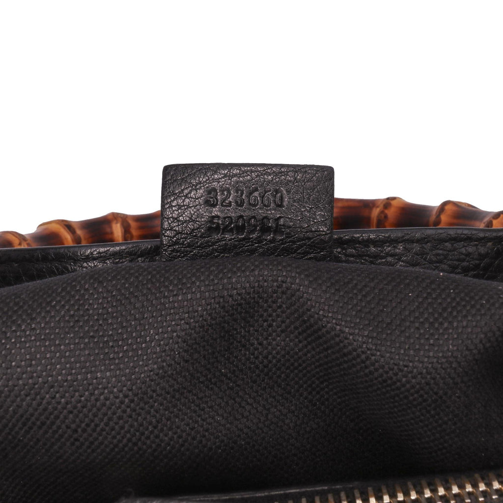 Gucci Medium Calfskin Bamboo Shopper Satchel