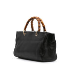 Gucci Medium Calfskin Bamboo Shopper Satchel