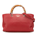 Gucci Medium Calfskin Bamboo Shopper Satchel