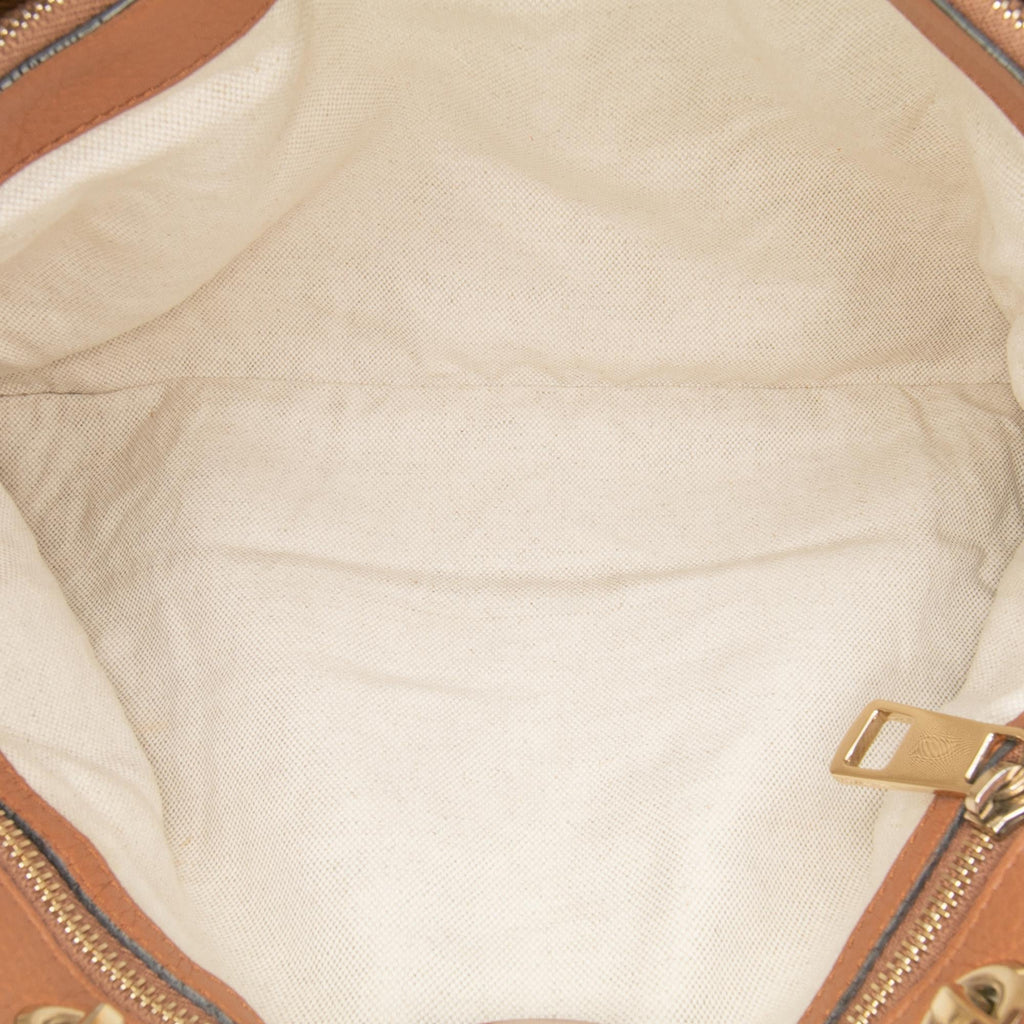 Gucci Medium Calfskin Bamboo Shopper Satchel