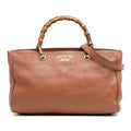Gucci Medium Calfskin Bamboo Shopper Satchel
