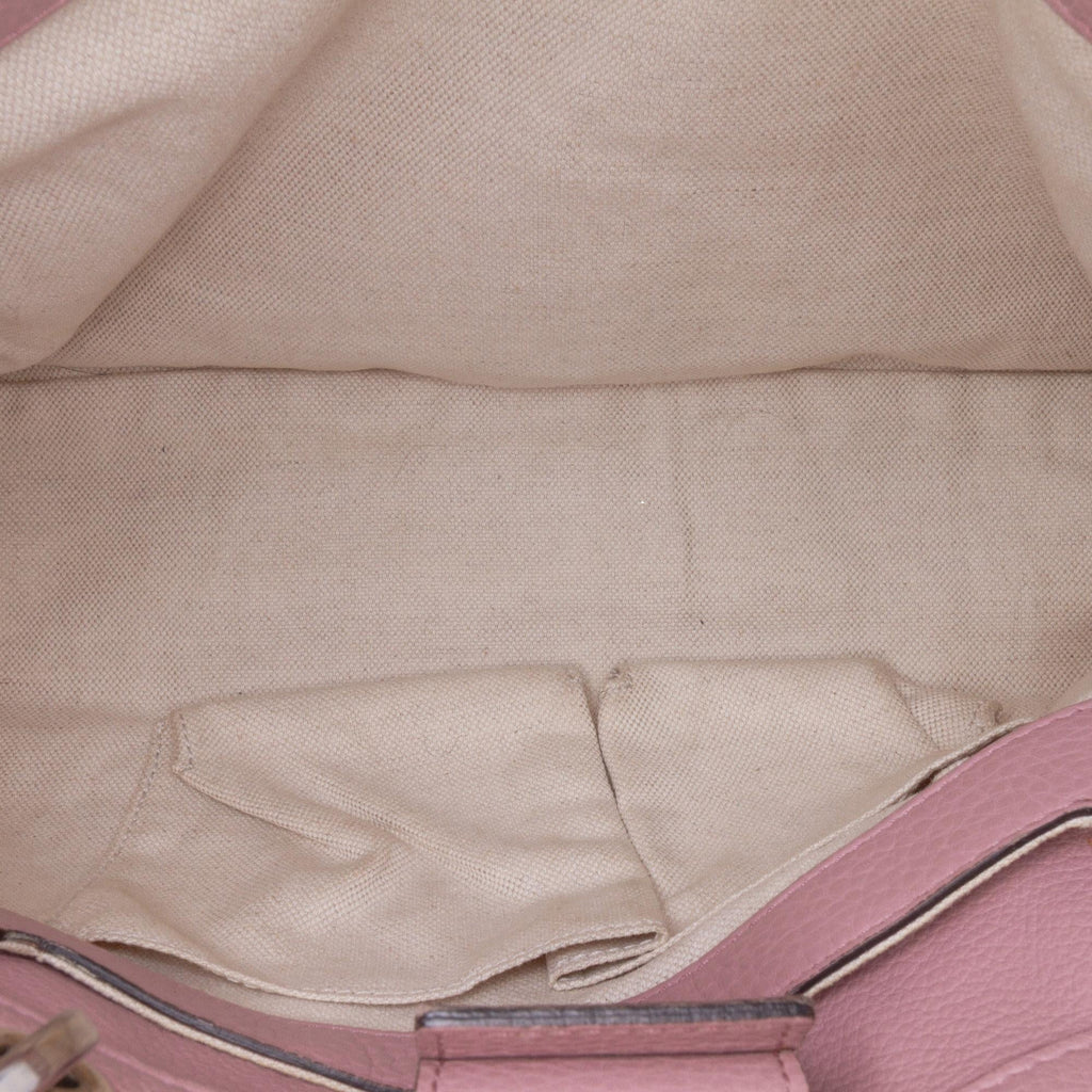 Gucci Medium Calfskin Bamboo Shopper Satchel