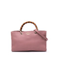Gucci Medium Calfskin Bamboo Shopper Satchel