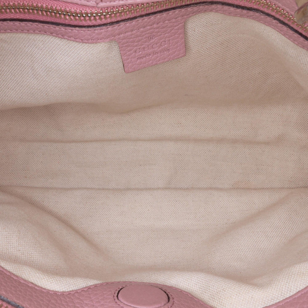 Gucci Medium Calfskin Bamboo Shopper Satchel