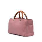 Gucci Medium Calfskin Bamboo Shopper Satchel