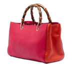 Gucci Medium Calfskin Bamboo Shopper Satchel