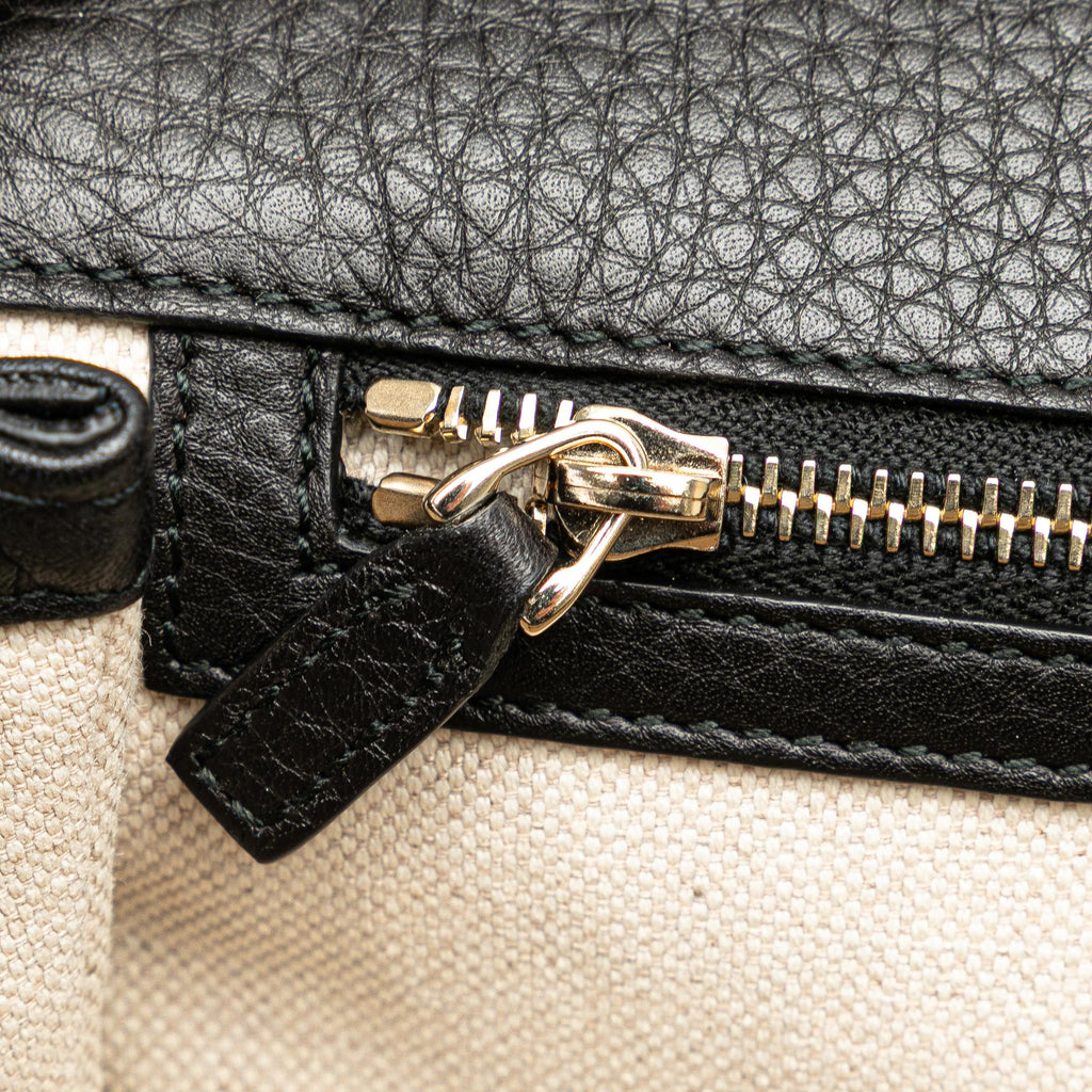 Gucci Medium Calfskin Bamboo Top Handle Bag