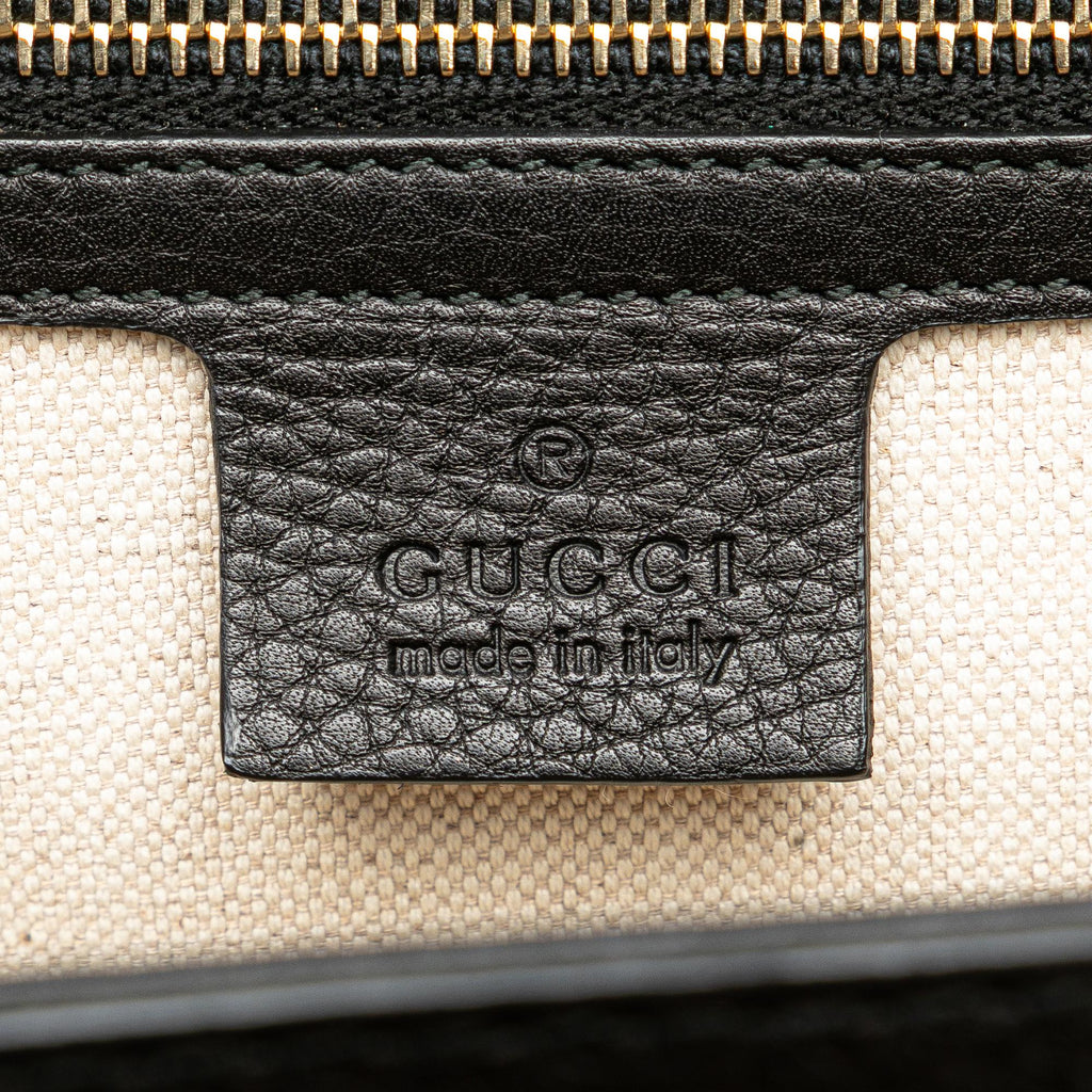 Gucci Medium Calfskin Bamboo Top Handle Bag