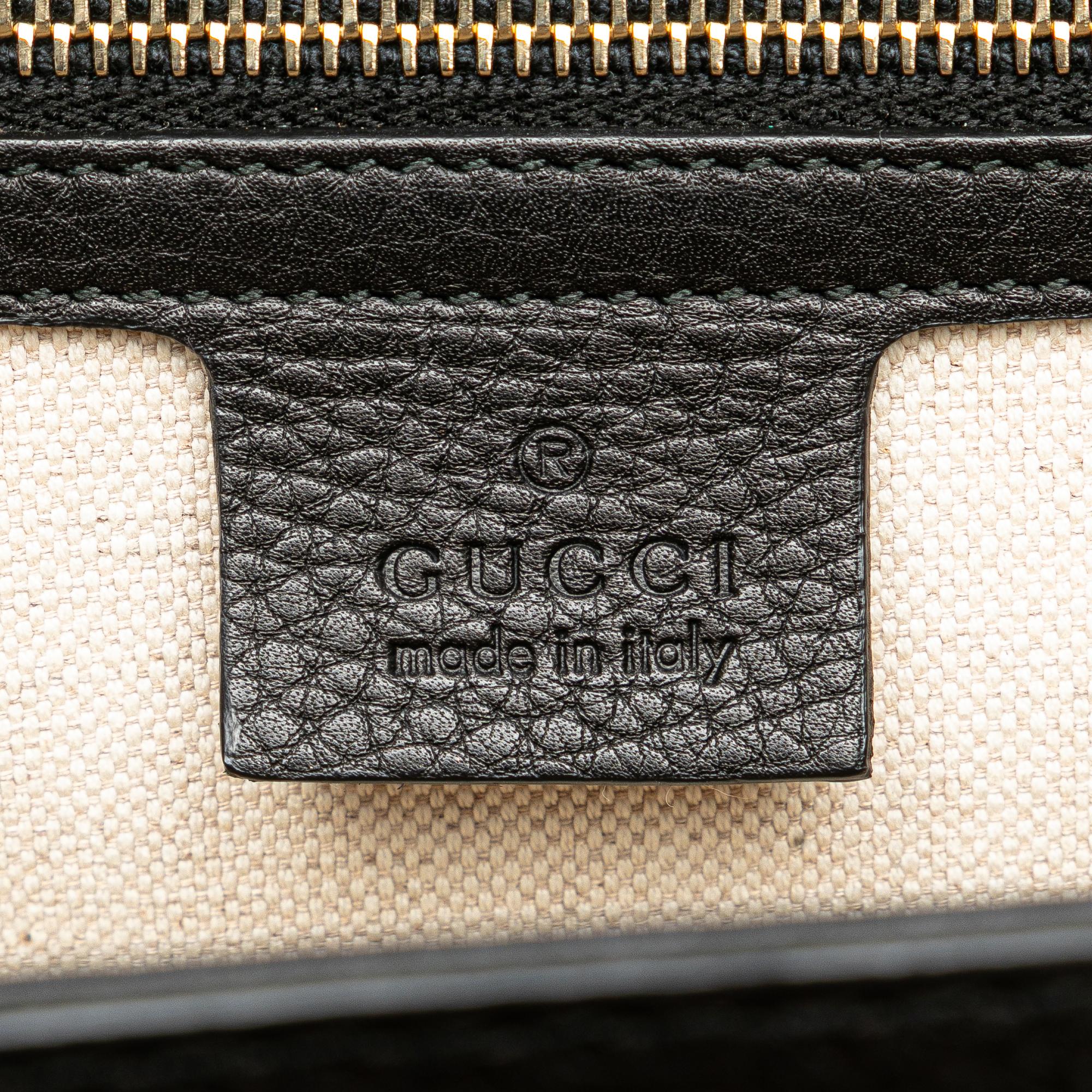 Gucci Medium Calfskin Bamboo Top Handle Bag