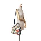 Gucci Medium Canvas Flora Satchel